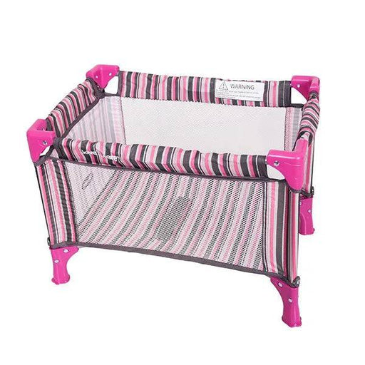 Blossom Travel Cot – Pinstripe Toy - Lozza’s Gifts & Homewares 