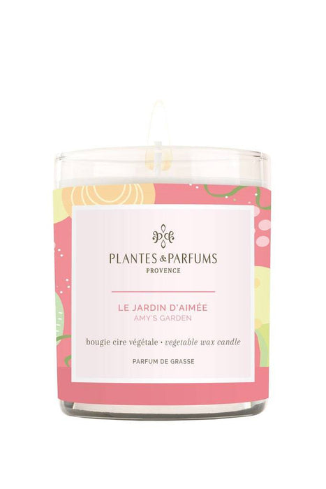 Plantes & Parfums - 180g Handcrafted Perfumed Candle - Amy's Garden - Lozza’s Gifts & Homewares 