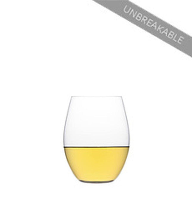 Plumm Outdoors Stemless WHITE+ Wine Glass (Four Pack) - Unbreakable - Lozza’s Gifts & Homewares 