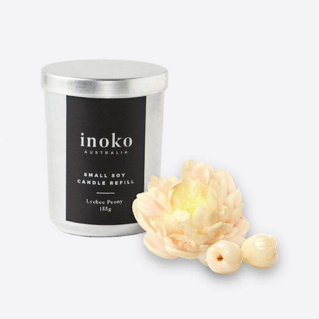 Inoko | Small Timber Vessel & Two Candle Refills