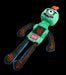 Gigwi Monster Rope Squeaker Green Monster Large - Lozza’s Gifts & Homewares 