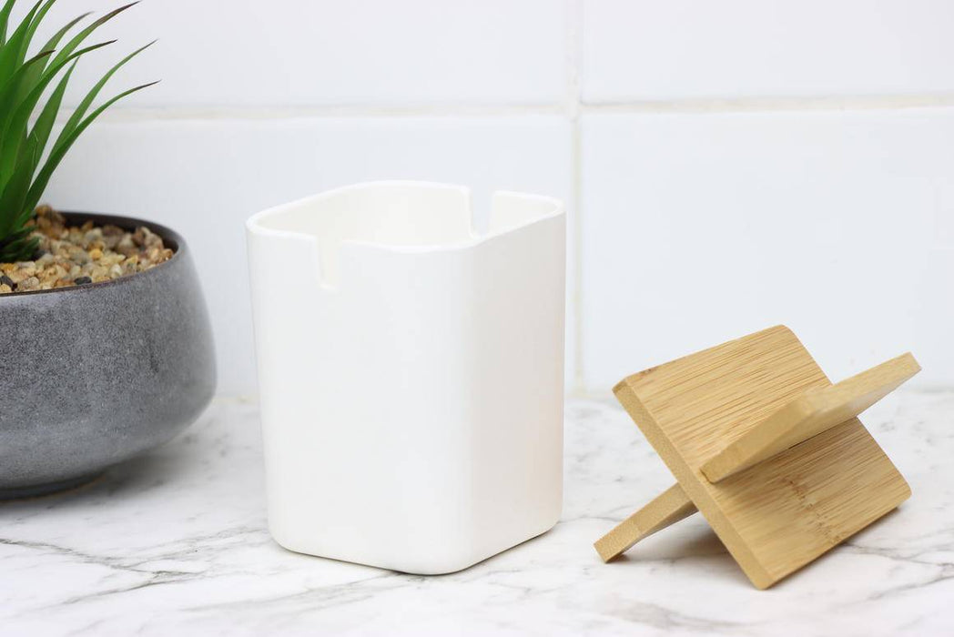Little Panda - Bamboo Kitchen/Toothbrush Holder - Lozza’s Gifts & Homewares 