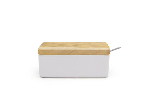 White Butter Case with Cherry Lid - Lozza’s Gifts & Homewares 