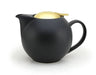 Nobu Black Universal Teapot 450ml with Gold Lid - Lozza’s Gifts & Homewares 